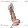 Real Skin Model 1 - Dildo con funcion Termoreactiva de Silicona Líquida de 18 cm